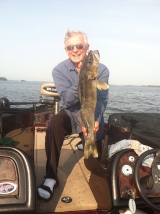 <h5>Fishing with Dad</h5><p>Greg took his father fishing for his 74th birthday to Lake Vermilion and he landed this 27" walleye. Nice birthday present! </p>