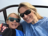 <h5>Boating on Pelican Lake</h5><p>We love summer!</p>