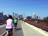 <h5>Stone Arch Bridge</h5><p>Stacy and friends enjoyed the views on this bike path!</p>