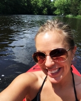 <h5>Kayaking the Elk River</h5><p>Stacy kayaked as much as possible this summer.</p>