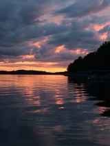 <h5>Relaxing</h5><p>Addy captured this wonderful lake sunset.</p>