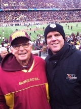 <h5>Greg's Dad</h5><p>Greg's father, Ron Anzelc, is a die-hard Gopher Football fan and is convinced every year that this is  the year they are returning to the Rose Bowl. </p>