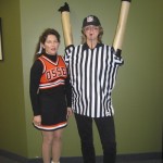 Referee Kathy wins the best costume contest!