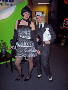 Flapper Jody and Gangster "Mugsy"