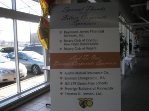 Thanks to these Silver and Bronze Sponsors!