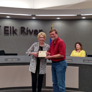Elk River Volunteer of the Month, a legacy of volunteering, Prime Advertising & Design, April 2016