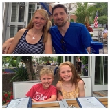 <h5>Patio Dining</h5><p>Nathan, Tracy, Sophie and Jack enjoy outdoor dining.</p>