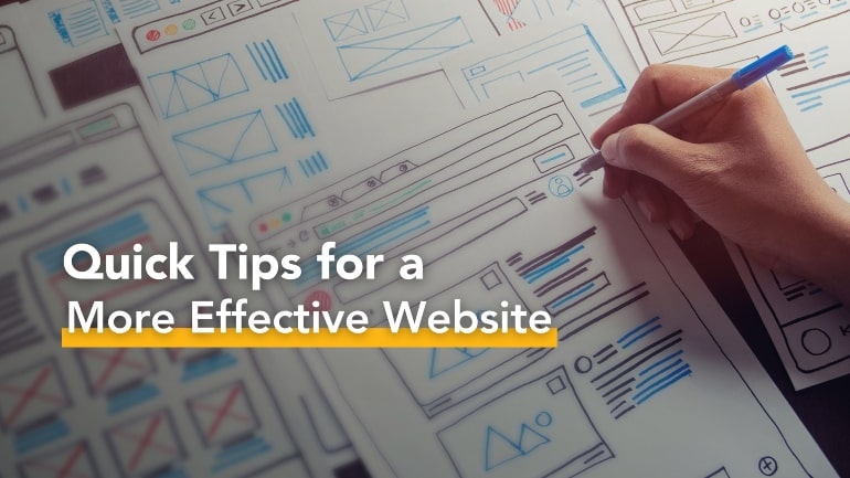 Quick Tips for a More Effective Website